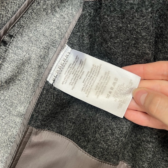 Burberry Wool Coated Trench Coat - Picture 5 of 6